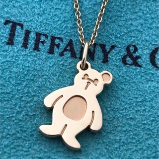 【匿名配送】Tiffany \u0026 Co.ティファニー　ベア　ネックレス　❤︎