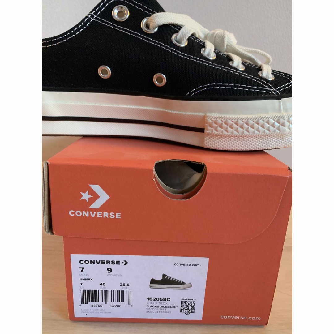 25.5㎝ CONVERSE CT70 チャックテイラー コンバース ブラック