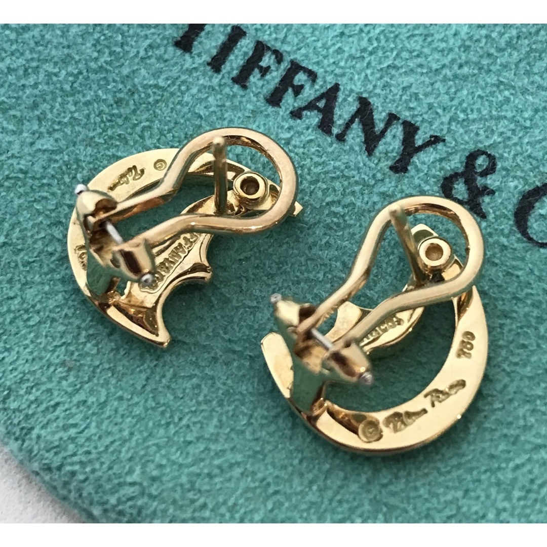 Tiffany クレセントムーン ピアス　希少