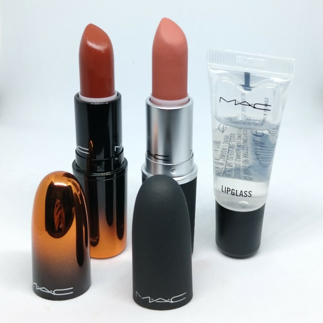 【MAC】リップ3本セット　口紅　メイク　コスメ　マック