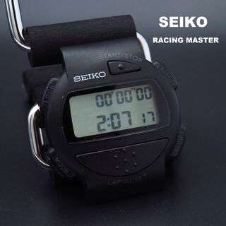 セイコー(SEIKO)のSEIKO レーシングマスター デジタル腕時計 ブラック(腕時計(デジタル))