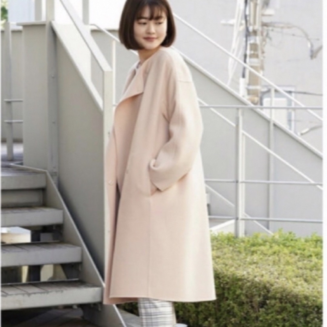 【最終価格】トゥモローランド☆MACPHEEチェスターコート☆ピンクベージュ