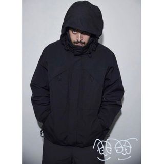 ワンエルディーケーセレクト(1LDK SELECT)のeveryone Optimal Jacket  ブラック×ブラック M(マウンテンパーカー)