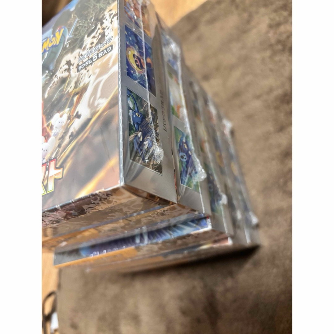 ポケモンカード クレイバースト5BOX シュリンク付きの通販 by なー
