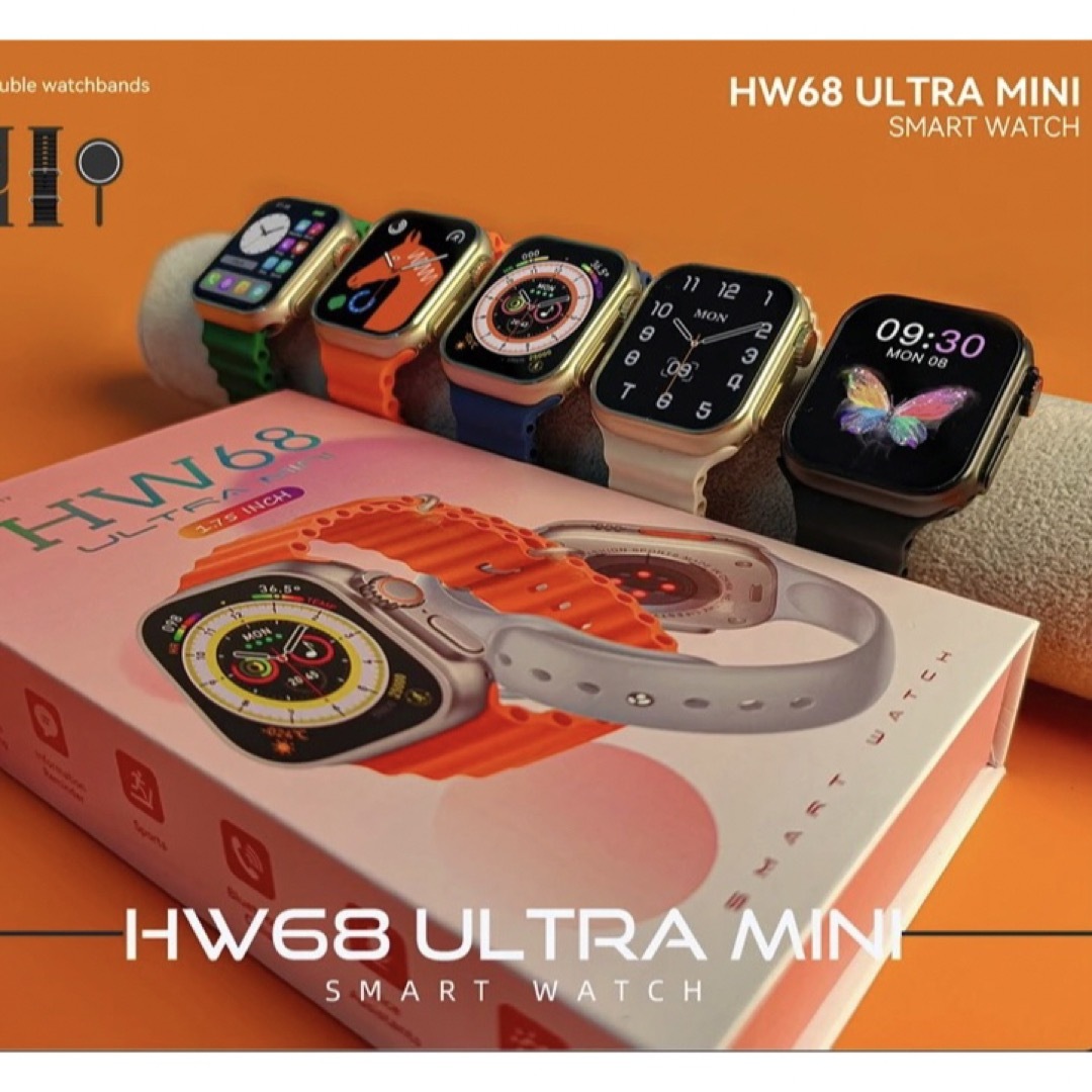 【新品・未使用】HW68 ULTRA mini おまけ付き 最新スマートウォッチ 1