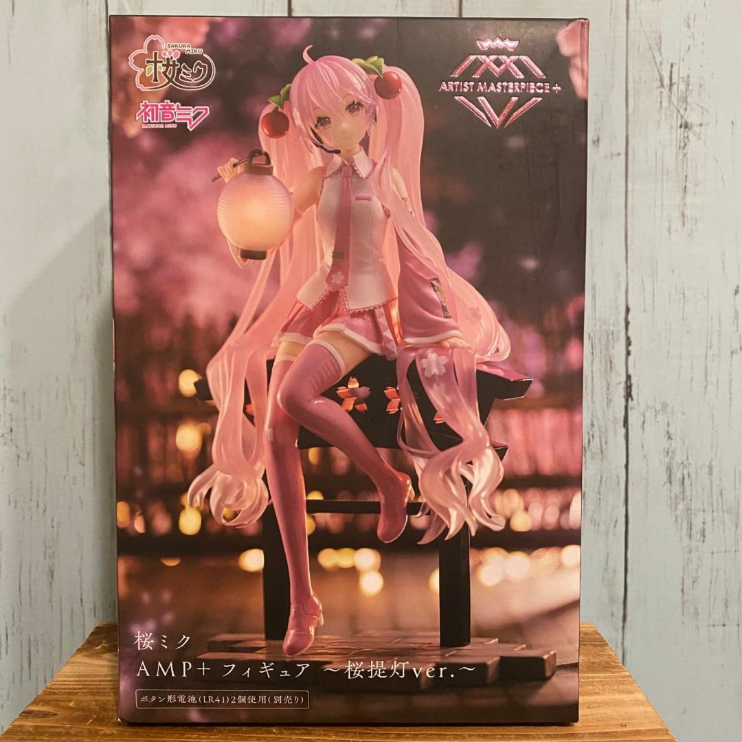 初音ミク　桜ミク　アルベド　AMP AMP＋　フィギュア　3点セット　桜提灯