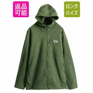 ザノースフェイス(THE NORTH FACE)のノースフェイス ゴードン ライオンズ パーカー ジャケット XL フリース 杢緑(ブルゾン)