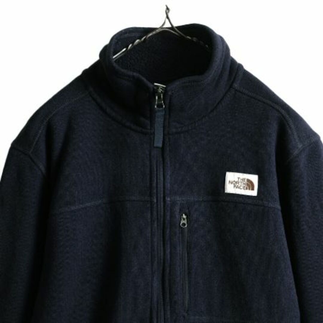 ノースフェイス ゴードン ライオンズ フリース ジャケット L フルジップ 紺
