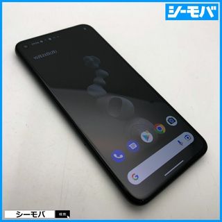 グーグル(Google)の1006 SIMフリー Google Pixel 5 128GB ブラック美品(スマートフォン本体)