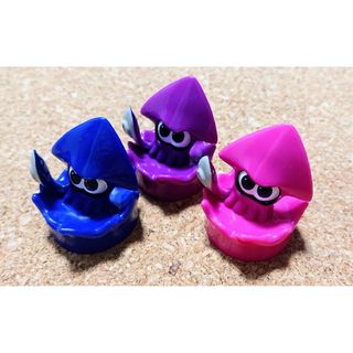 タカラトミーアーツ(T-ARTS)のスプラトゥーン キャップ ピンク&ブルー&パープル(キャラクターグッズ)