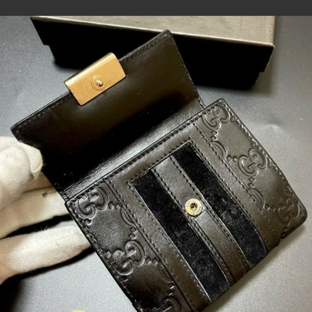 【週末大幅お値下げ】GUCCI グッチ 二つ折り財布