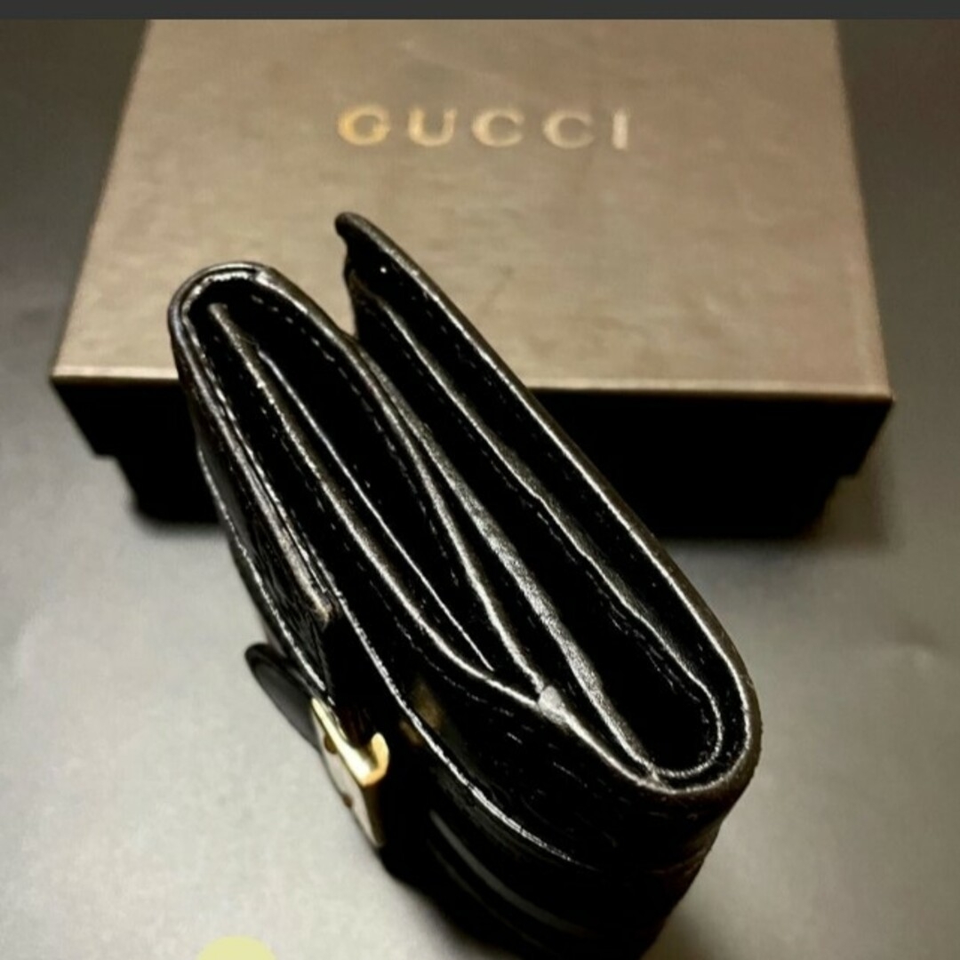 【週末大幅お値下げ】GUCCI グッチ 二つ折り財布