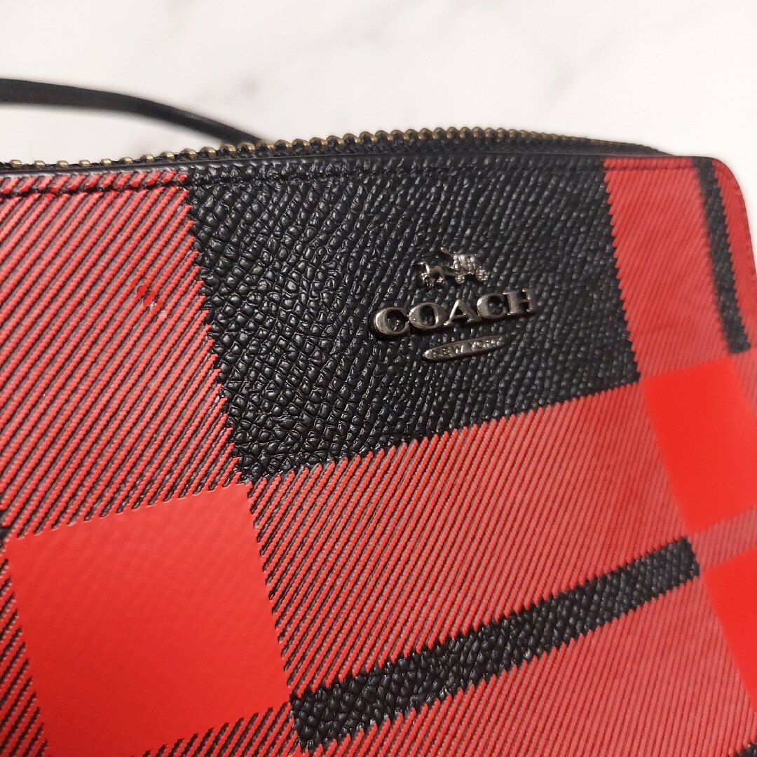 COACH(コーチ)のCOACH コーチ リストレット コインケース ポーチ 美品 レディースのファッション小物(コインケース)の商品写真