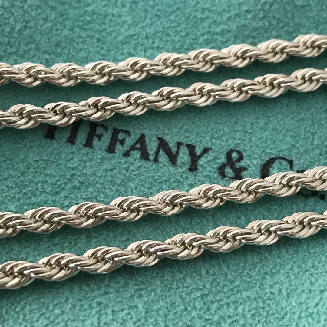 Tiffany スクリュー925ロックチェーンネックレス62cmアクセサリー