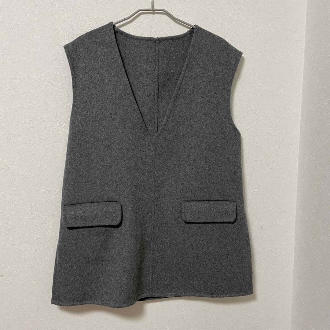 PBselect グレー gray ウールベスト S サイズ