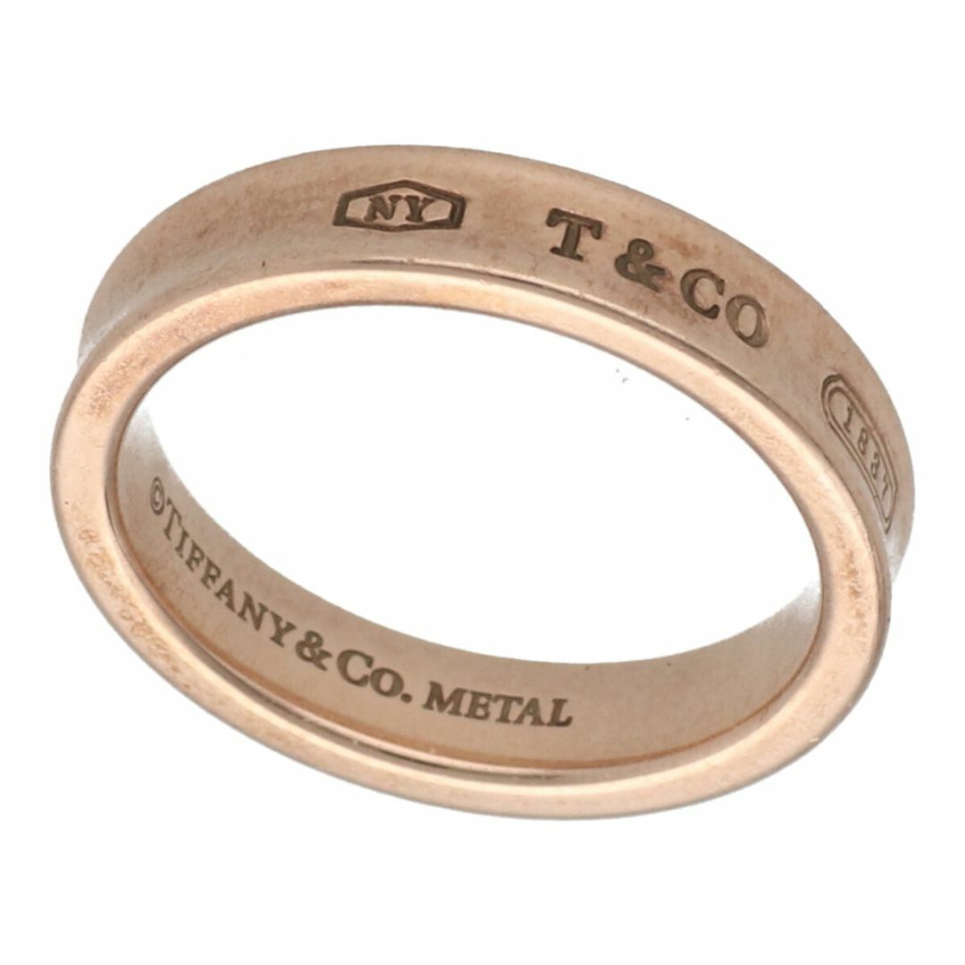 Tiffany&Co. ティファニー 1837 ナローリング 10号 GP メタル 指輪 レディース 22047538DS