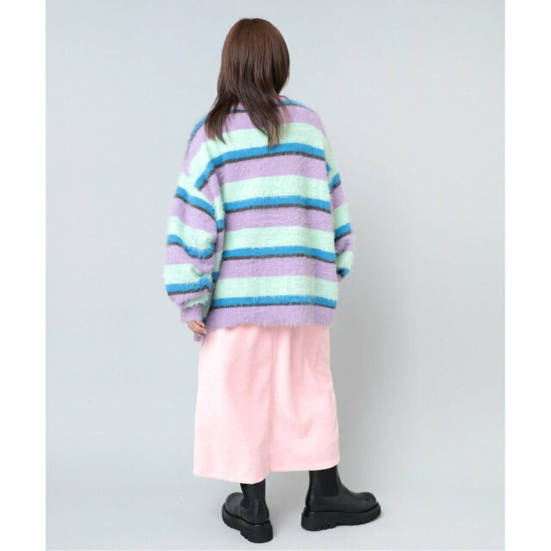 RNA(アールエヌエー)の【ピンク】G1063 ベロアナロースカート レディースのスカート(ロングスカート)の商品写真