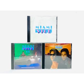 【新品同様】海外ドラマ『マイアミバイス』サントラCD3枚セット／廃盤／ヤンハマー(テレビドラマサントラ)