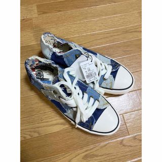ロデオ デニムイージースニーカー スリッポン