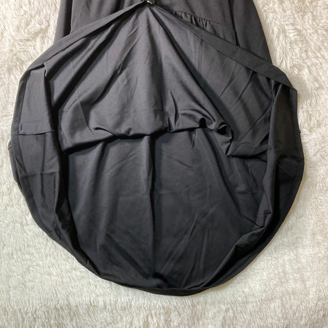 ZARA - 極美品 ZARA ザラ ロングワンピース 黒 ブラック Aライン ZARA - 極美品 ZARA ザラ ロングワンピース 黒 ブラック Aライン