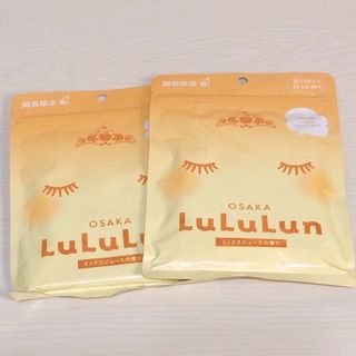 ルルルン(LuLuLun)のLuLuLun  関西限定 大阪 ミックスジュースの香り 7枚入×2袋(パック/フェイスマスク)