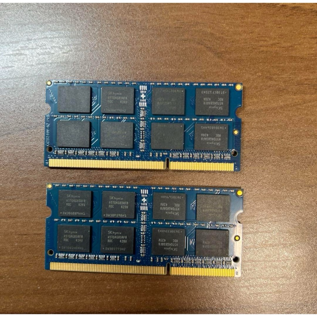 2枚 DDR3-1600 12800S 8GB 計16GBノートPC用メモリの通販 by アオキ's ...