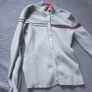 トミーヒルフィガー(TOMMY HILFIGER)のTommyHILFIGER ｽﾅｯﾌﾟﾎﾞﾀﾝ2wayニット(カットソー(長袖/七分))