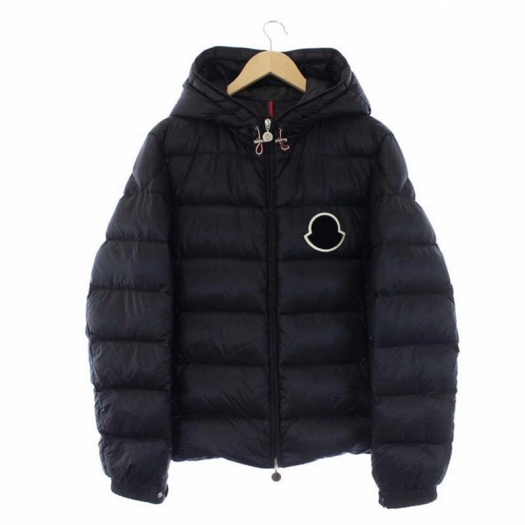 本物 美品 モンクレール MONCLER リバーシブル 黒 ショートブルゾン