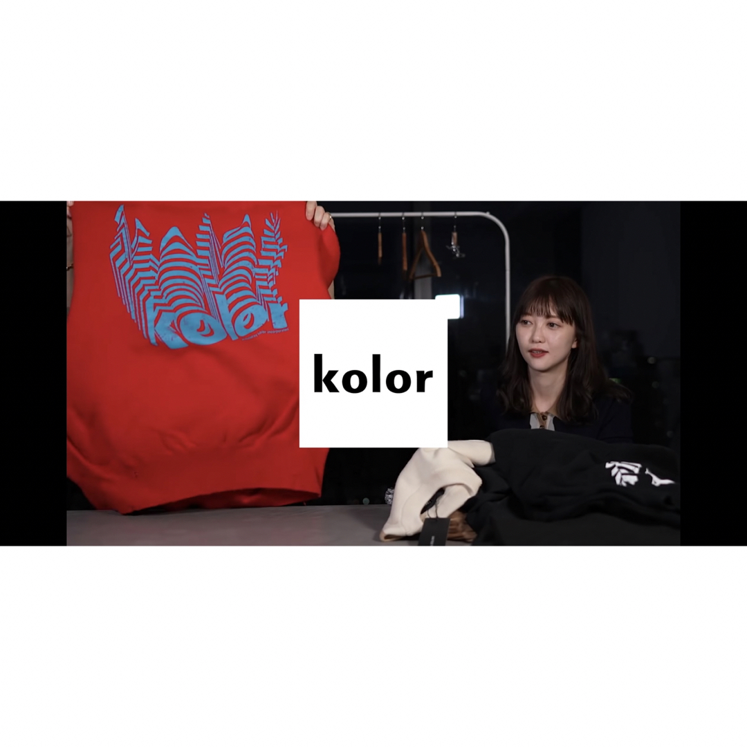 kolor(カラー)のkolor カラー 21AW ダメージ加工クルーネック メンズのトップス(スウェット)の商品写真