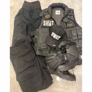 SWAT コスプレ　ハロウィン　即発送可能(コスプレ)