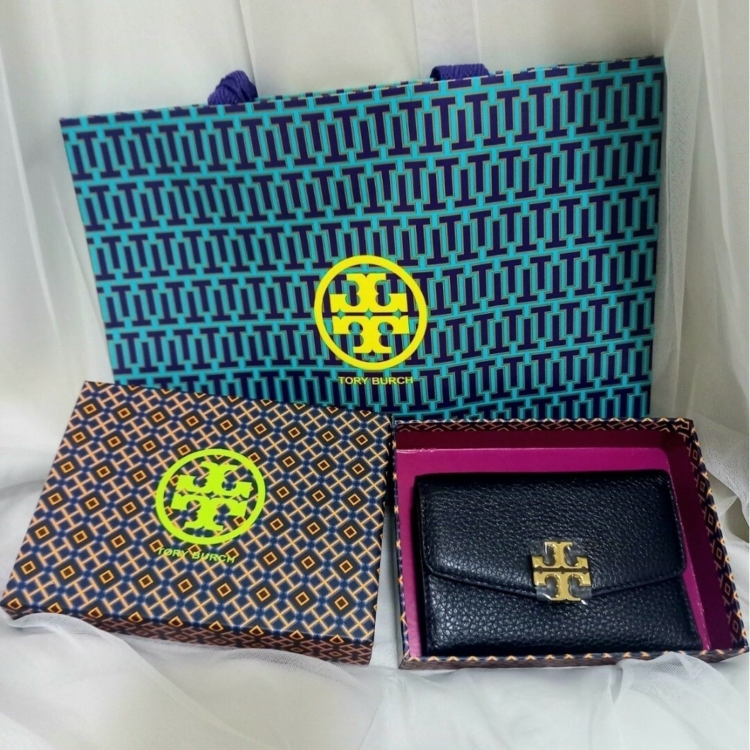 Tory Burch(トリーバーチ)のトリーバーチ 財布 レディース 折り畳み財布 三つ折りミニ財布 レザー レディースのファッション小物(財布)の商品写真