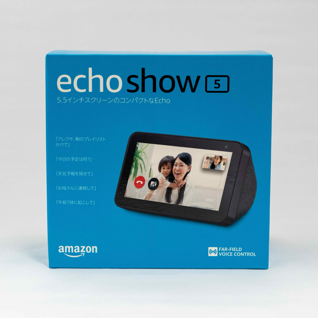 【美品】Amazon Echo Show 5 第1世代 チャコール