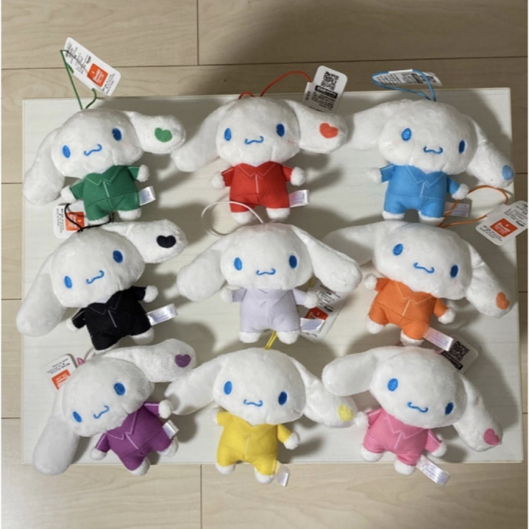シナモロール 雪だるま マスコット 全9色 フルコンプタグ付 シナモロール 雪だるま マスコット 全9色 フルコンプタグ付