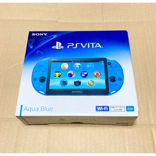 プレイステーションヴィータ(PlayStation Vita)の【新品未使用品】PS Vita PCH-2000ZA23 アクアブルー  (携帯用ゲーム機本体)