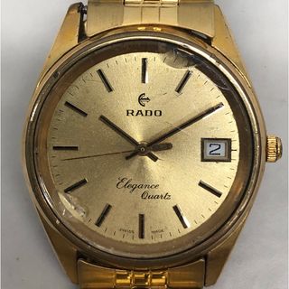 【本物保証】 ラドー RADO フローレンス メンズ クォーツ 電池 腕時計 黒文字盤 115 3777 4