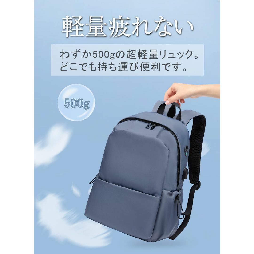 【色: 2.グレー】SUNOGE リュック リュックサック メンズ レディース 4