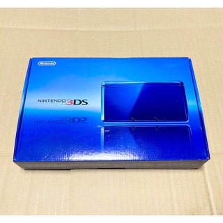 ニンテンドー3DS(ニンテンドー3DS)の【新品未使用展示品】Nintendo 3DS コバルトブルー(携帯用ゲーム機本体)