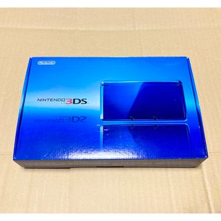 ニンテンドー3DS(ニンテンドー3DS)の【新品未使用展示品】Nintendo 3DS コバルトブルー(携帯用ゲーム機本体)