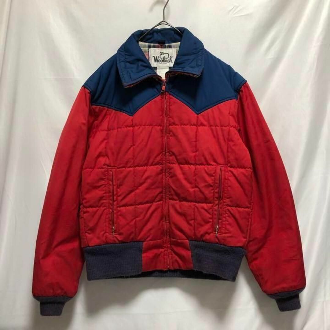 WOOLRICH(ウールリッチ)の80s WOOLRICH ウールリッチ 中綿 チェック ダウン ジャケット メンズのジャケット/アウター(ダウンジャケット)の商品写真