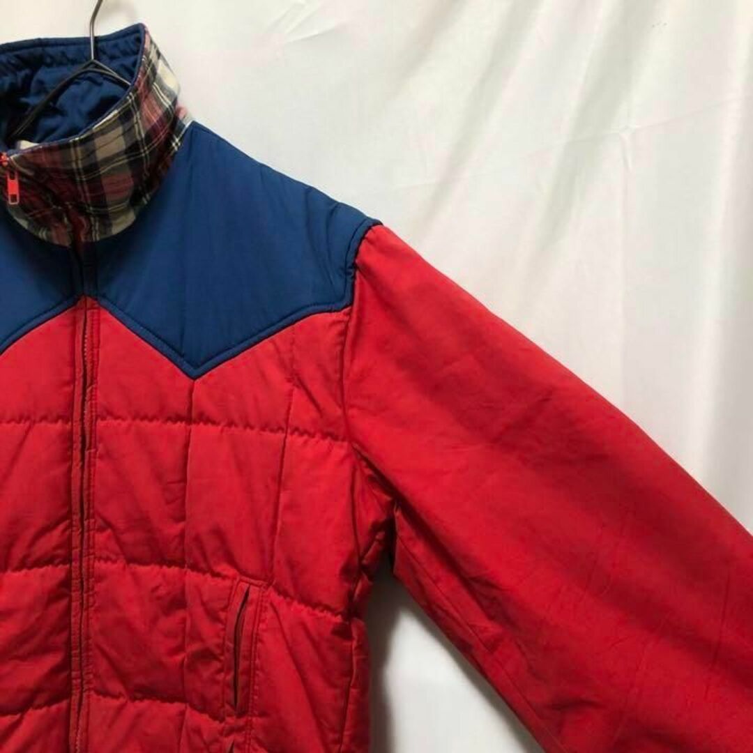 WOOLRICH(ウールリッチ)の80s WOOLRICH ウールリッチ 中綿 チェック ダウン ジャケット メンズのジャケット/アウター(ダウンジャケット)の商品写真