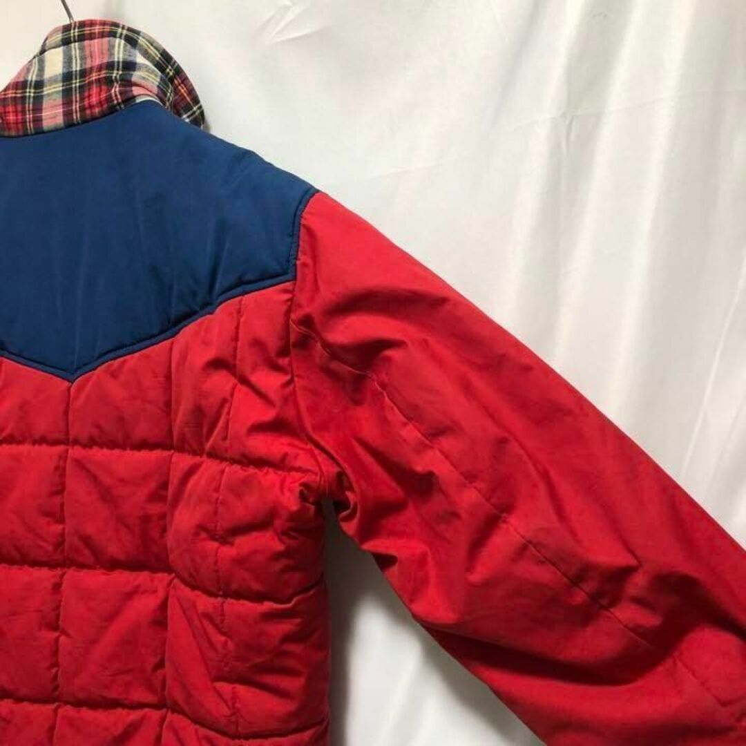 WOOLRICH(ウールリッチ)の80s WOOLRICH ウールリッチ 中綿 チェック ダウン ジャケット メンズのジャケット/アウター(ダウンジャケット)の商品写真