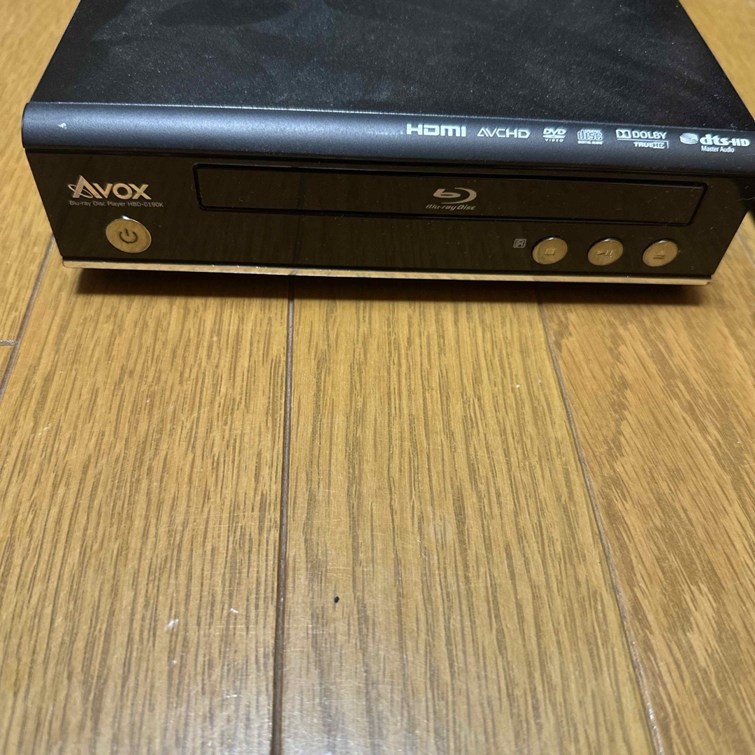 超美品 AVOX ブルーレイディスクプレーヤー HBD-0190K リモコン付き