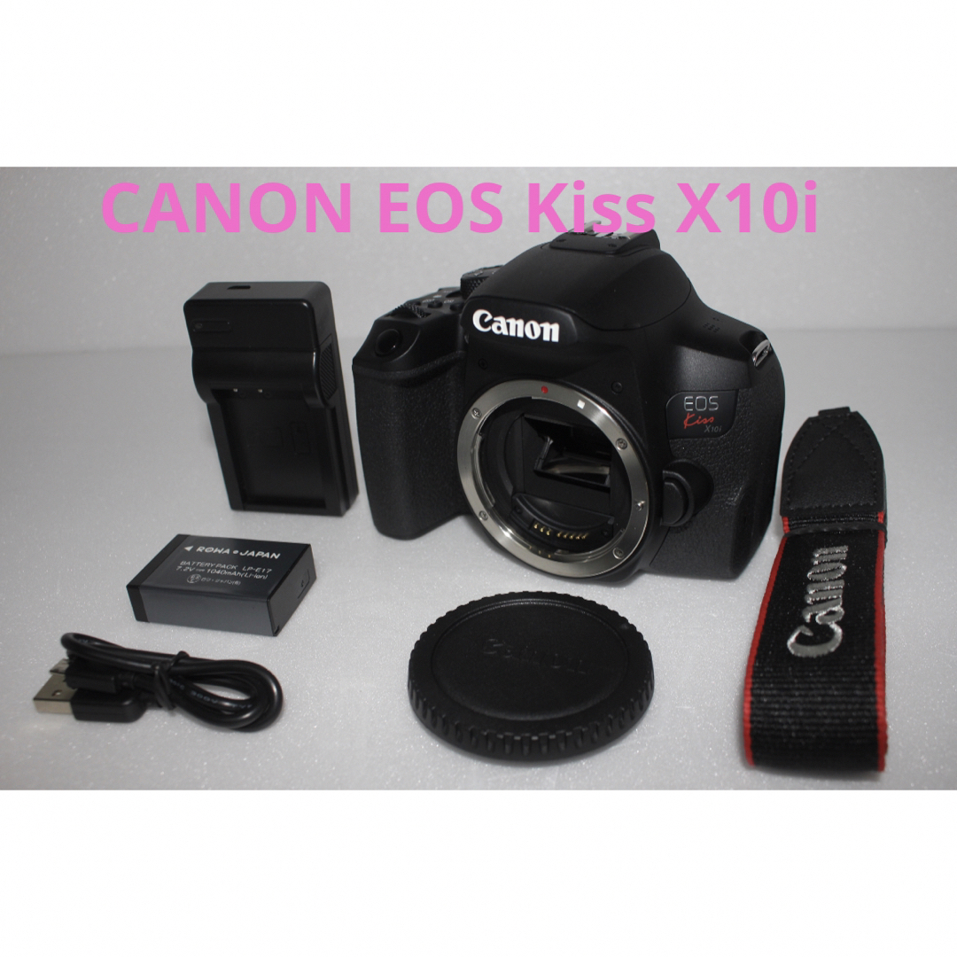 最新機種　保証付き　キャノン　canon kiss x 10iISO10025600拡張