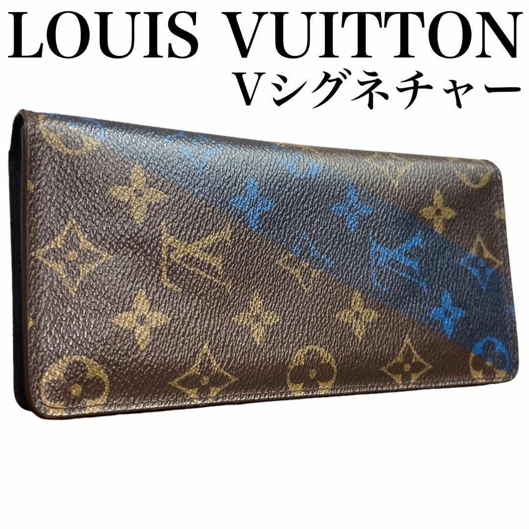 LOUISVUITTON M61170 ポルトフォイユ ブラザ Vシグネチャー-