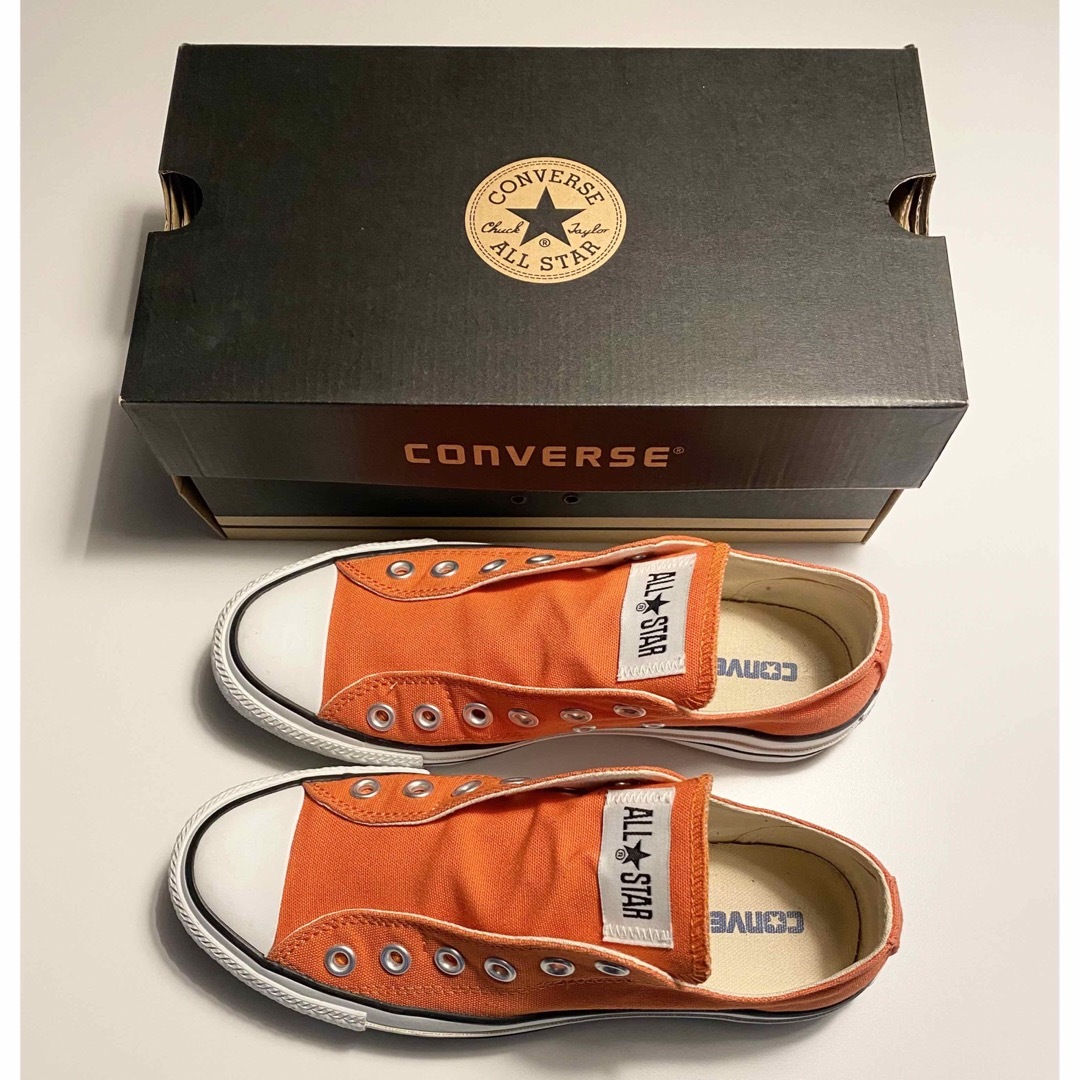 ALL STAR（CONVERSE）(オールスター)のCONVERSE コンバース ALL STAR スリッポン オレンジ24cm レディースの靴/シューズ(スニーカー)の商品写真