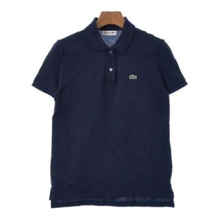 ラコステ(LACOSTE)のLACOSTE ラコステ ポロシャツ 34(XXS位) 紺 【古着】【中古】(ポロシャツ)