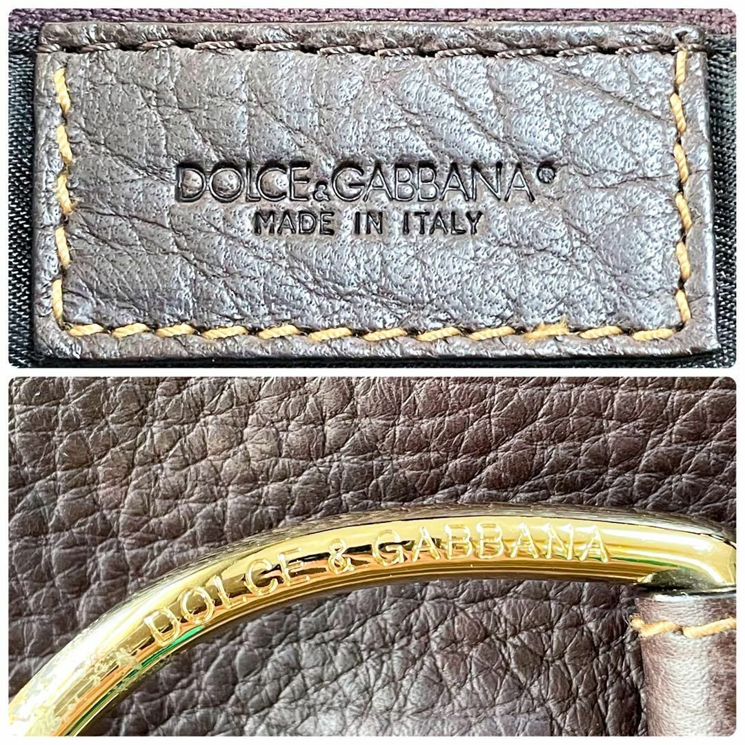 DOLCE&GABBANA - 美品 ドルチェ&ガッバーナ DG レザー ハンド トート