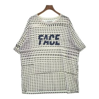 ファセッタズム(FACETASM)のFACETASM Tシャツ・カットソー 00(F) 白x黒(総柄) 【古着】【中古】(Tシャツ/カットソー(半袖/袖なし))