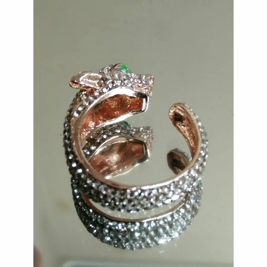 【R082】リング 　メンズ　 指輪 　ピンク　タイガー　トラ　 20号 メンズのアクセサリー(リング(指輪))の商品写真