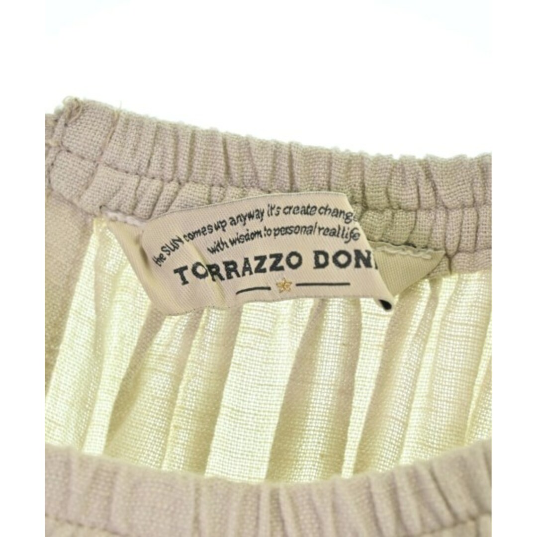 TORRAZZO DONNA(トラッゾドンナ)のTORRAZZO DONNA トラッゾドンナ ワンピース -(M位) ベージュ 【古着】【中古】 レディースのワンピース(ひざ丈ワンピース)の商品写真